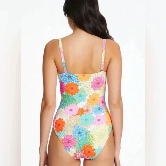 BLEU BY ROD BEATTIE FRESH ONE SHOULDER ONE PIECE - Picture 4 of 10